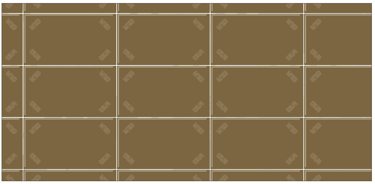 Composicion de baldosas marrones